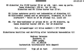 ST-OP Velkommen Disk atari screenshot